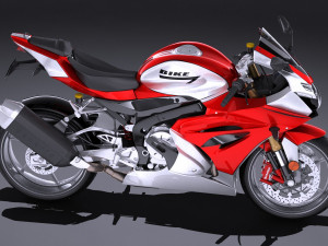 Generic Sport Bike 2017 Modello 3D