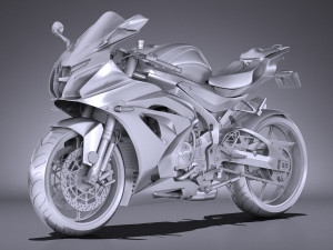 Generic Sport Bike 2017 Modello 3D