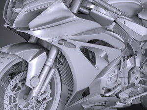 Generic Sport Bike 2017 Modello 3D