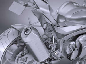 Generic Sport Bike 2017 Modello 3D