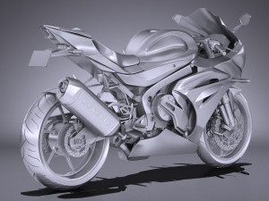 Generic Sport Bike 2017 Modello 3D