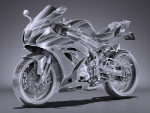 Generic Sport Bike 2017 Modello 3D