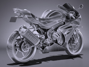Generic Sport Bike 2017 Modello 3D