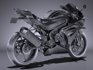 Generic Sport Bike 2017 Modello 3D