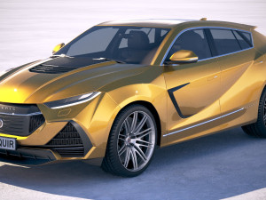 Generic Sport SUV Coupe 2019 3D Model