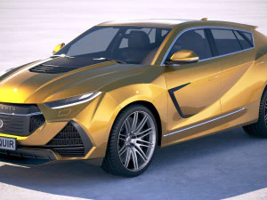 Generic Sport SUV Coupe 2019 3D Модель