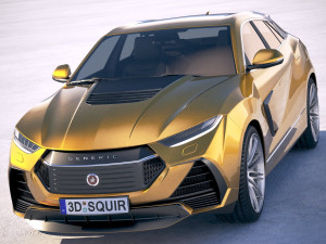 Generic Sport SUV Coupe 2019 3D Model