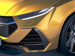 Generic Sport SUV Coupe 2019 3D Model