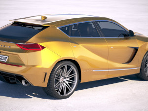 Generic Sport SUV Coupe 2019 3D Model