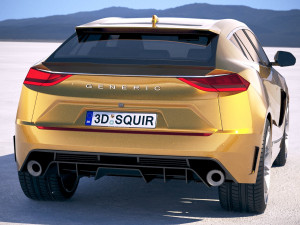 Generic Sport SUV Coupe 2019 3D Model