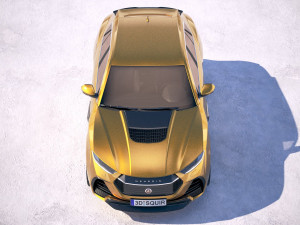 Generic Sport SUV Coupe 2019 3D Model