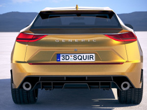 Generic Sport SUV Coupe 2019 3D Model
