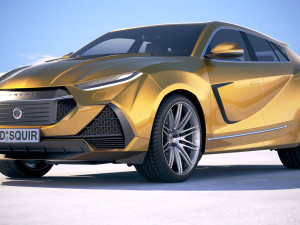 Generic Sport SUV Coupe 2019 3D Model