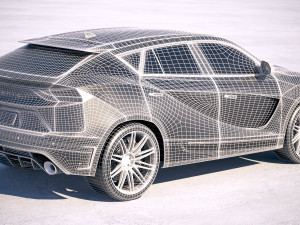Generic Sport SUV Coupe 2019 3D Model