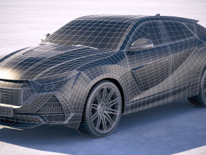 Generic Sport SUV Coupe 2019 3D Model