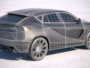 Generic Sport SUV Coupe 2019 3D Model