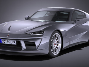 Generic Sport Coupe 2017 3D मॉडल