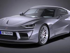 Generic Sport Coupe 2017 3D Model