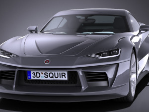 Generic Sport Coupe 2017 3D मॉडल