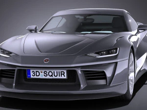 Generic Sport Coupe 2017 3D Model