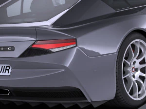 Generic Sport Coupe 2017 3D Model