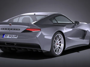 Generic Sport Coupe 2017 3D Model