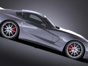 Generic Sport Coupe 2017 3D Model