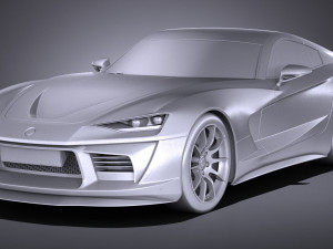 Generic Sport Coupe 2017 3D मॉडल