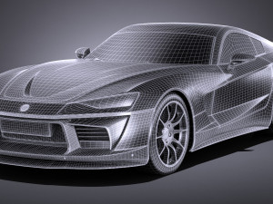 Generic Sport Coupe 2017 3D मॉडल
