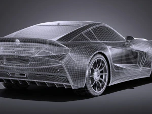 Generic Sport Coupe 2017 3D Model
