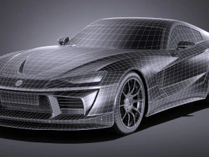 Generic Sport Coupe 2017 3D Model