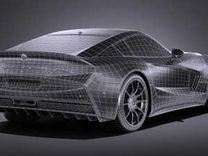 Generic Sport Coupe 2017 3D Model