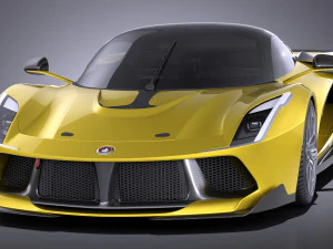 Generic Supercar 2017 3D Model