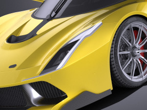 Generic Supercar 2017 Modelo 3D