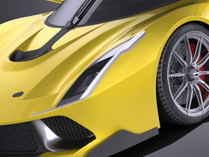 Generic Supercar 2017 3D Model