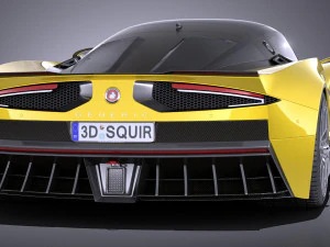 Generic Supercar 2017 3D Model