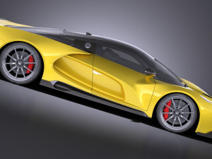 Generic Supercar 2017 Modelo 3D