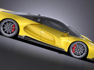 Generic Supercar 2017 3D Model