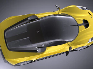 Generic Supercar 2017 3D Model