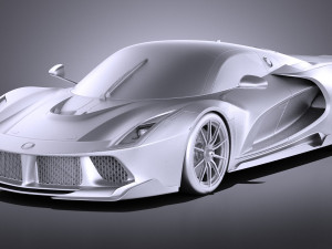 Generic Supercar 2017 Modelo 3D