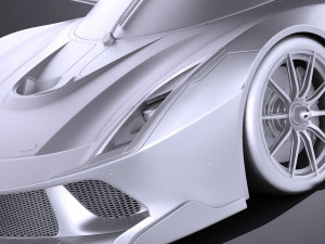 Generic Supercar 2017 Modelo 3D