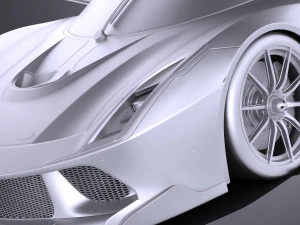Generic Supercar 2017 3D Model