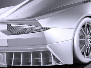 Generic Supercar 2017 3D Model