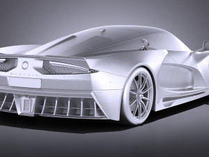 Generic Supercar 2017 Modelo 3D