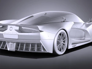 Generic Supercar 2017 3D Model