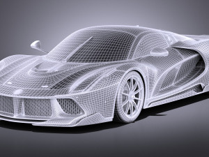 Generic Supercar 2017 Modelo 3D