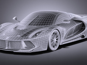 Generic Supercar 2017 Modelo 3D