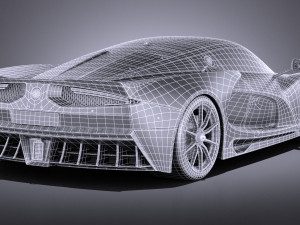 Generic Supercar 2017 Modelo 3D