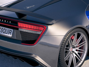 Generic Supercar 2018 Modelo 3D