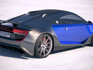 Generic Supercar 2018 3D Model